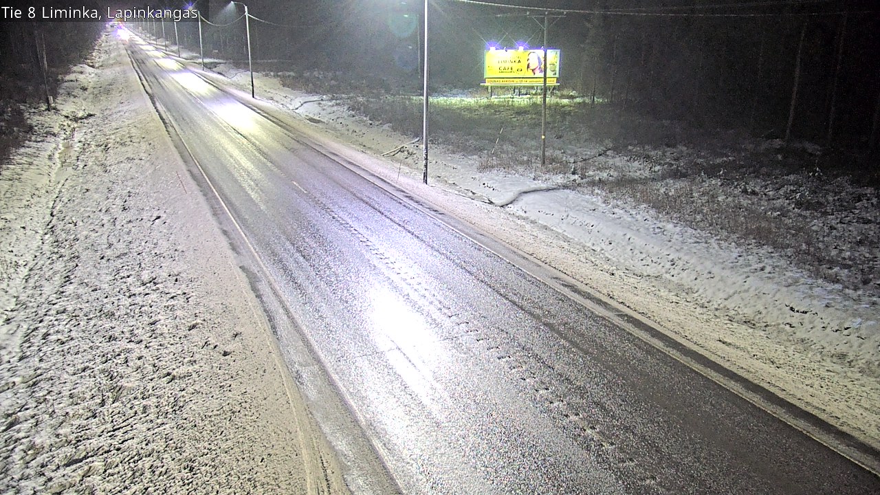 Weather Camera Image Väg 8 Liminka, Lapinkangas, Liminka, Pohjois-Pohjanmaa