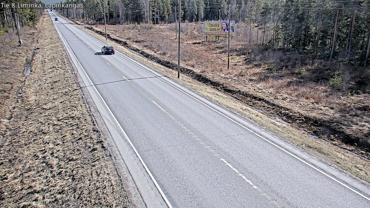 Weather Camera Image Väg 8 Liminka, Lapinkangas, Liminka, Pohjois-Pohjanmaa