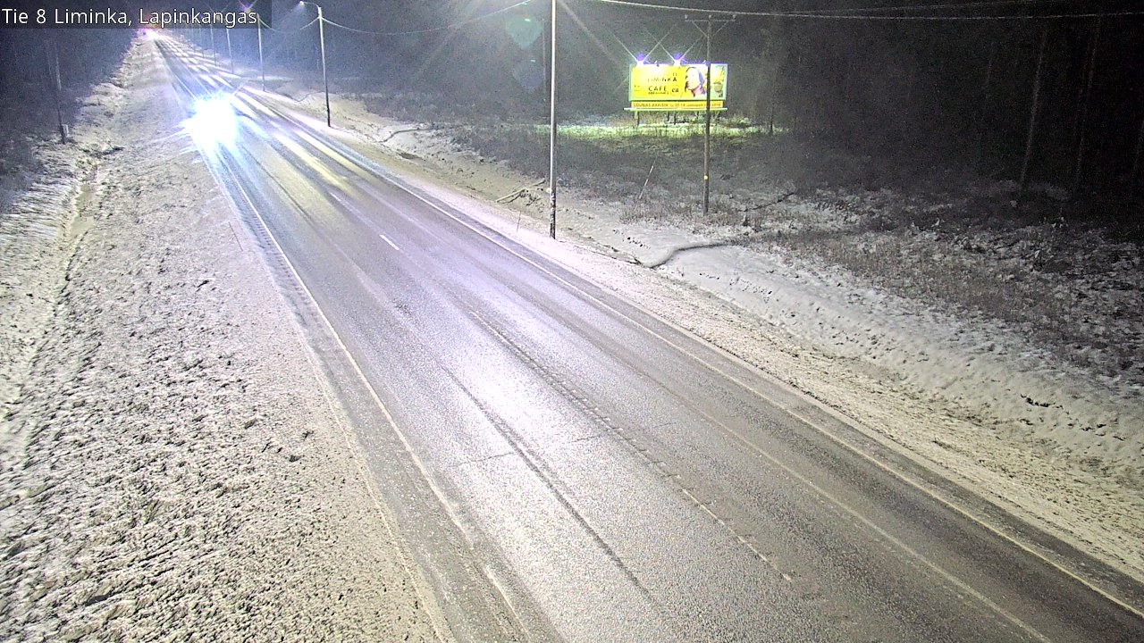 Weather Camera Image Road 8 Liminka, Lapinkangas, Liminka, Pohjois-Pohjanmaa
