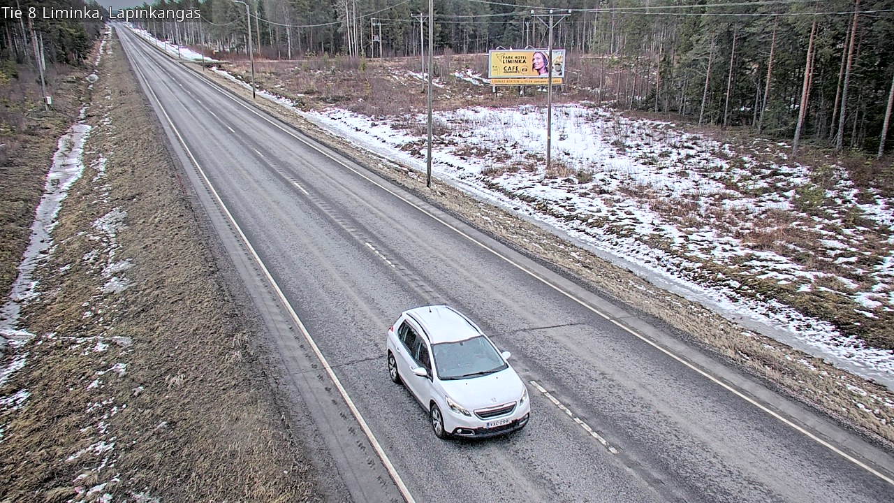 Weather Camera Image Road 8 Liminka, Lapinkangas, Liminka, Pohjois-Pohjanmaa