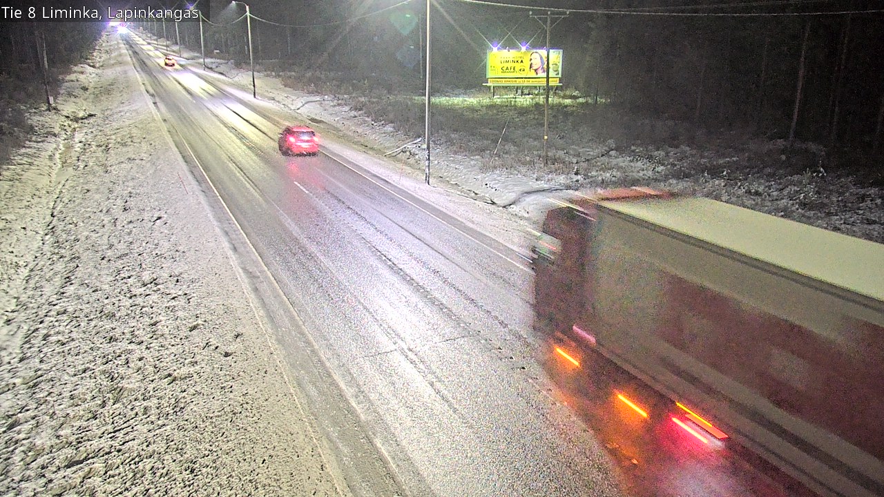 Weather Camera Image Road 8 Liminka, Lapinkangas, Liminka, Pohjois-Pohjanmaa
