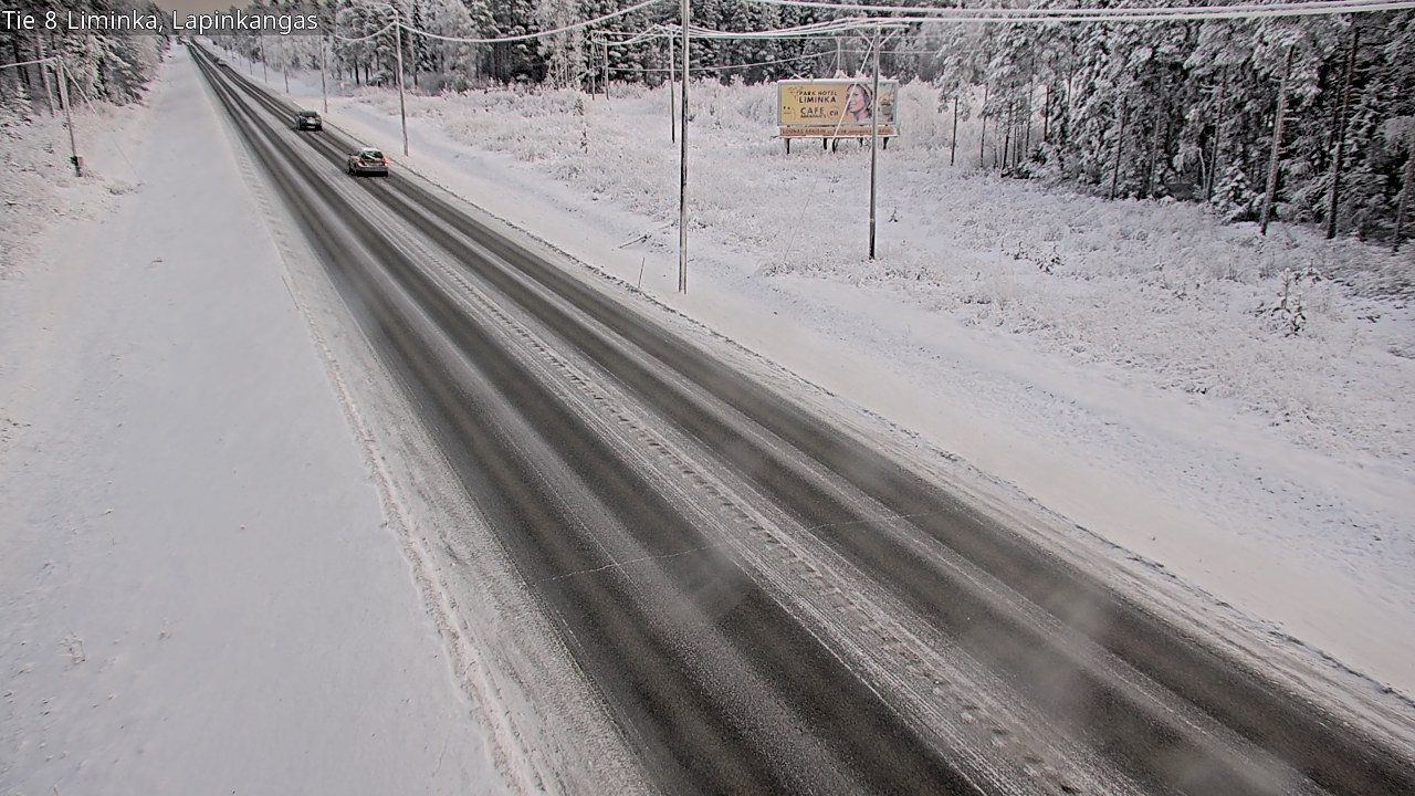 Weather Camera Image Road 8 Liminka, Lapinkangas, Liminka, Pohjois-Pohjanmaa