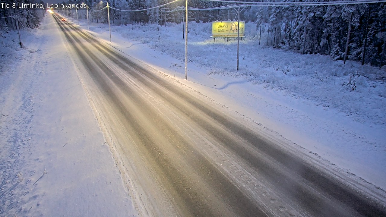 Weather Camera Image Road 8 Liminka, Lapinkangas, Liminka, Pohjois-Pohjanmaa