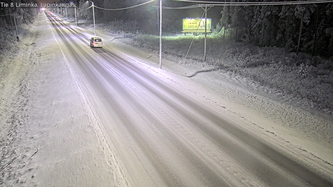 Weather Camera Image Road 8 Liminka, Lapinkangas, Liminka, Pohjois-Pohjanmaa