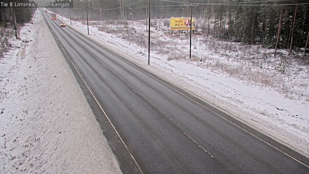 Weather Camera Image Road 8 Liminka, Lapinkangas, Liminka, Pohjois-Pohjanmaa
