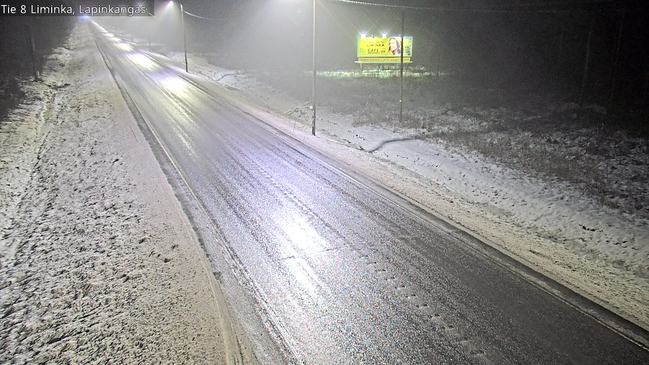 Weather Camera Image Väg 8 Liminka, Lapinkangas, Liminka, Pohjois-Pohjanmaa