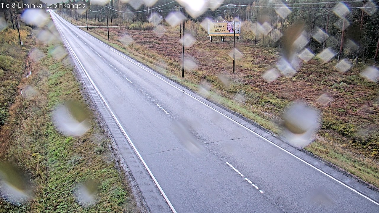 Weather Camera Image Road 8 Liminka, Lapinkangas, Liminka, Pohjois-Pohjanmaa