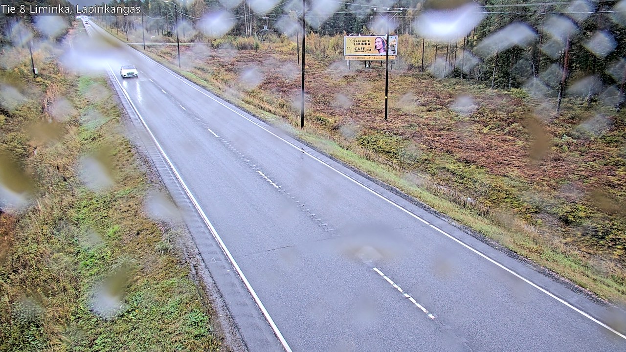 Weather Camera Image Road 8 Liminka, Lapinkangas, Liminka, Pohjois-Pohjanmaa