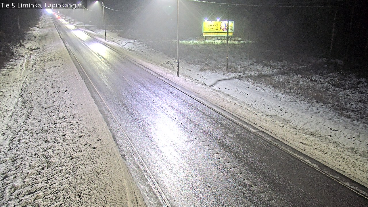 Weather Camera Image Väg 8 Liminka, Lapinkangas, Liminka, Pohjois-Pohjanmaa