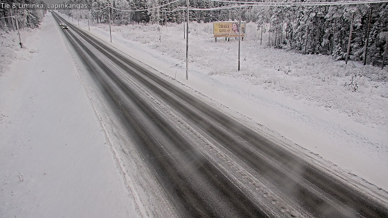 Weather Camera Image Road 8 Liminka, Lapinkangas, Liminka, Pohjois-Pohjanmaa