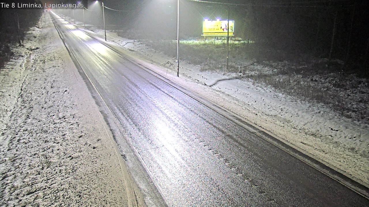 Weather Camera Image Väg 8 Liminka, Lapinkangas, Liminka, Pohjois-Pohjanmaa