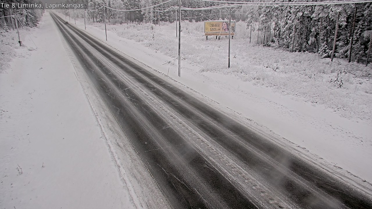 Weather Camera Image Road 8 Liminka, Lapinkangas, Liminka, Pohjois-Pohjanmaa