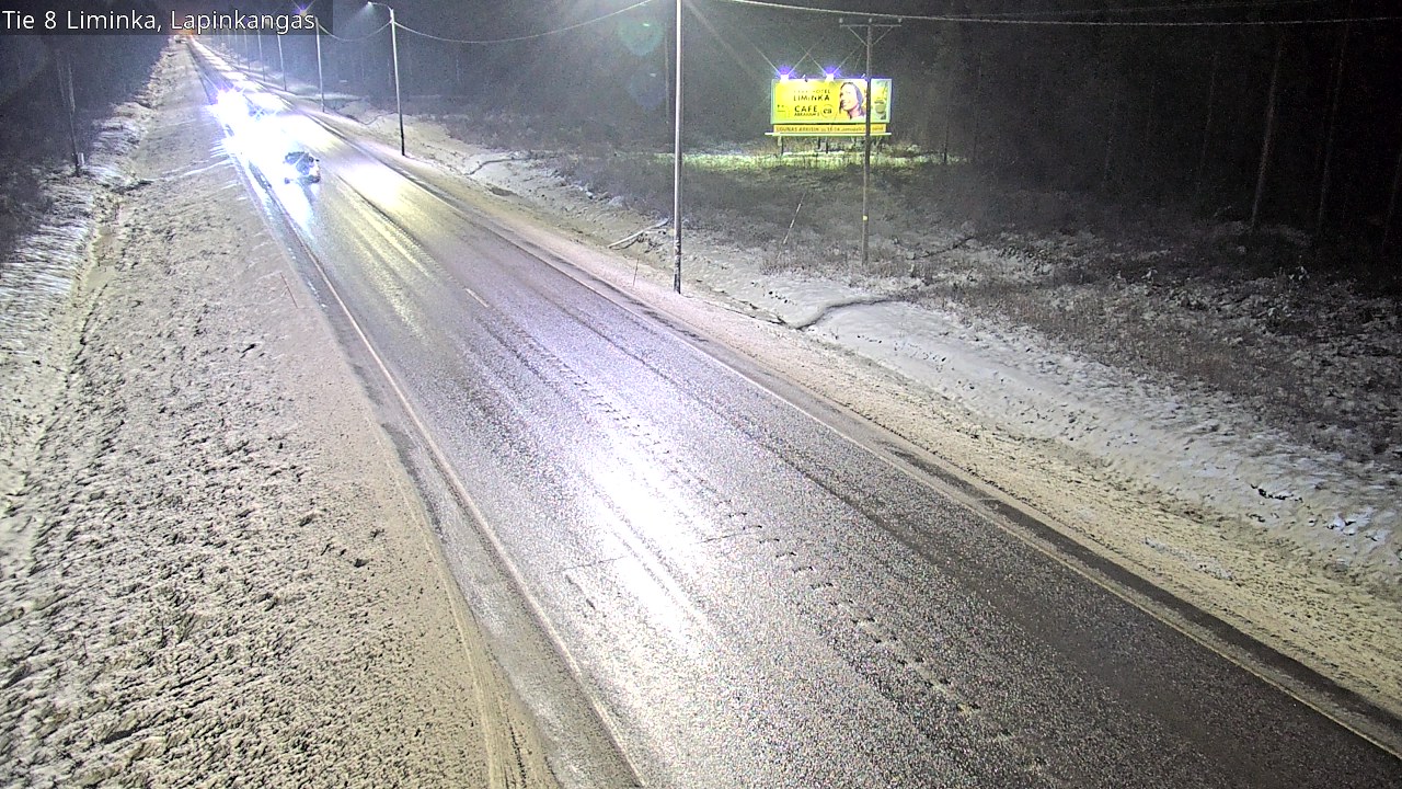 Weather Camera Image Väg 8 Liminka, Lapinkangas, Liminka, Pohjois-Pohjanmaa