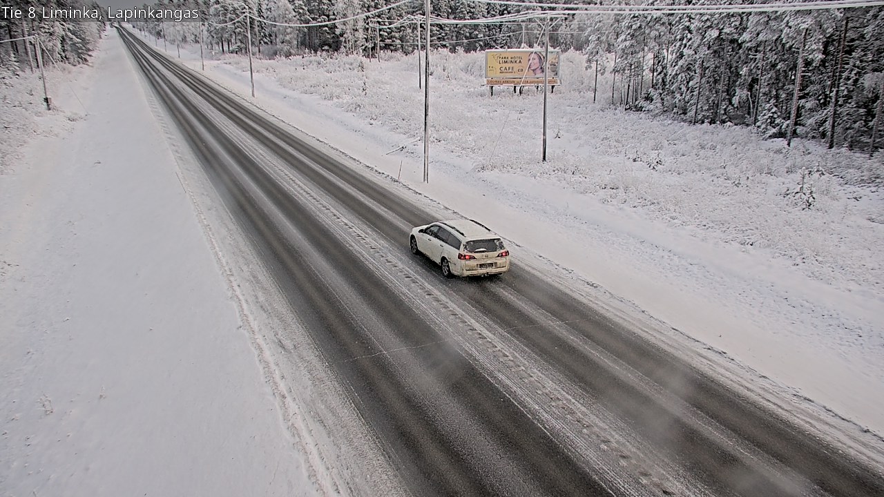 Weather Camera Image Road 8 Liminka, Lapinkangas, Liminka, Pohjois-Pohjanmaa