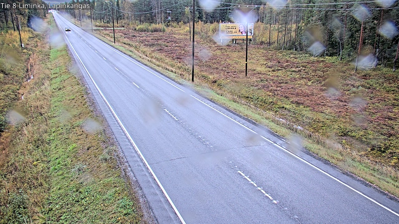 Weather Camera Image Road 8 Liminka, Lapinkangas, Liminka, Pohjois-Pohjanmaa