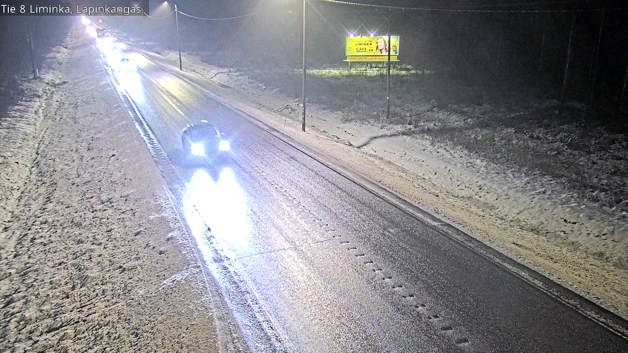 Weather Camera Image Väg 8 Liminka, Lapinkangas, Liminka, Pohjois-Pohjanmaa
