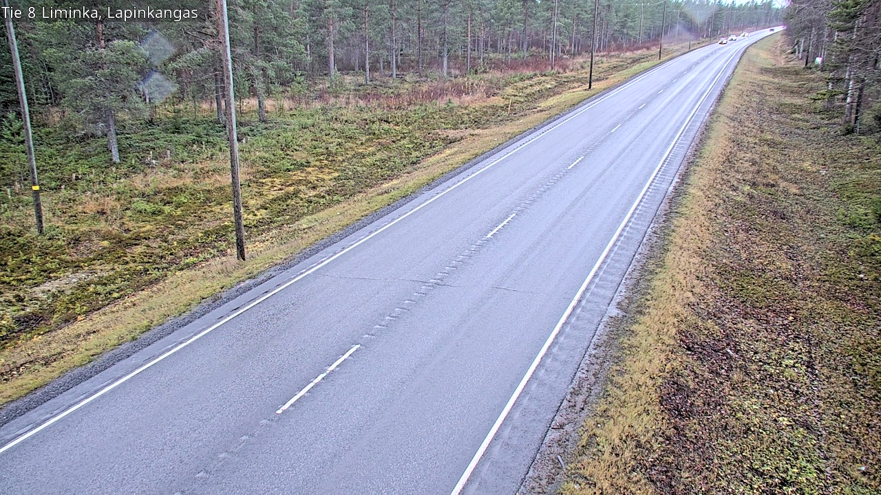 Weather Camera Image Väg 8 Liminka, Lapinkangas, Liminka, Pohjois-Pohjanmaa