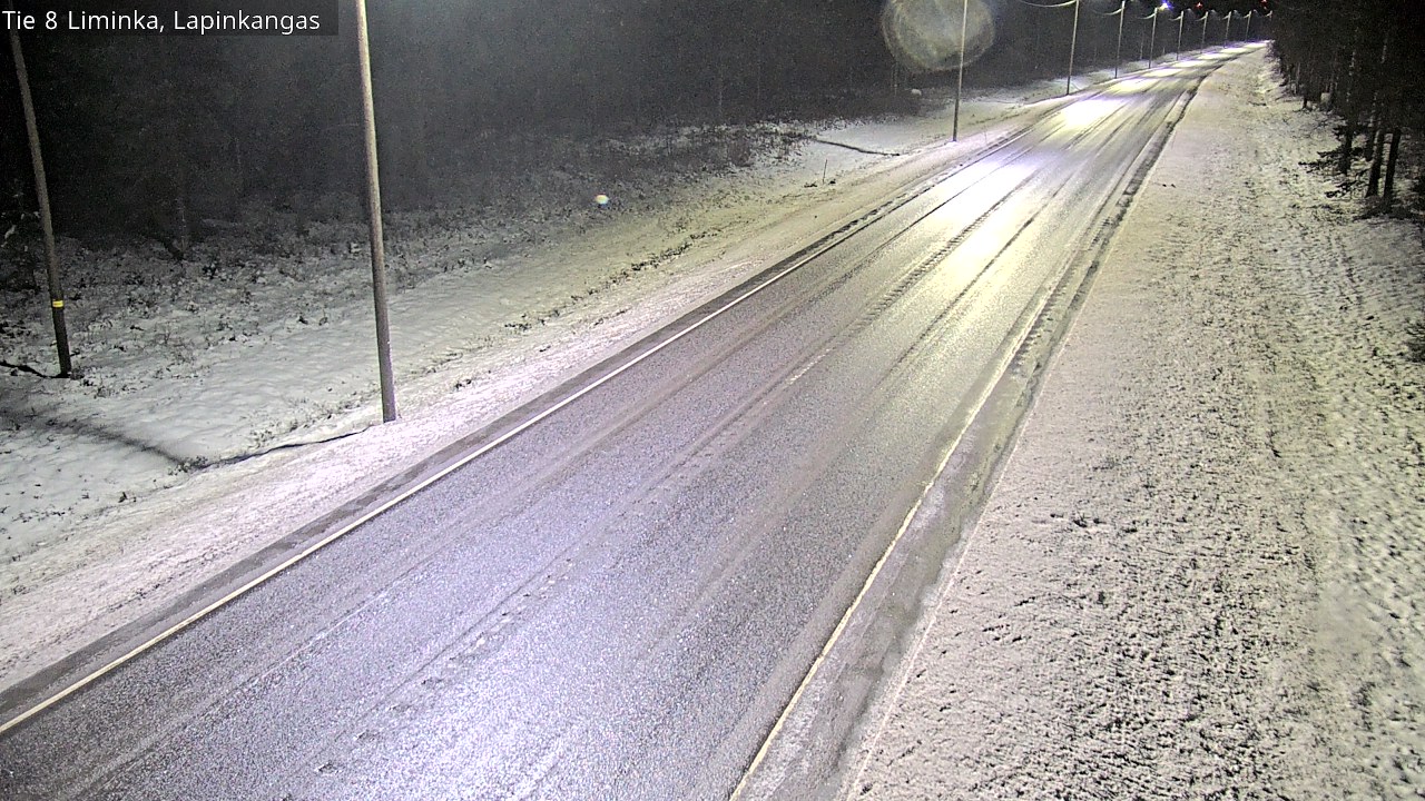 Weather Camera Image Road 8 Liminka, Lapinkangas, Liminka, Pohjois-Pohjanmaa