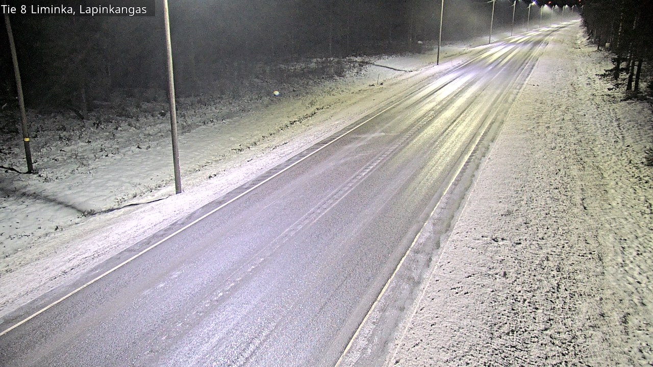 Weather Camera Image Road 8 Liminka, Lapinkangas, Liminka, Pohjois-Pohjanmaa