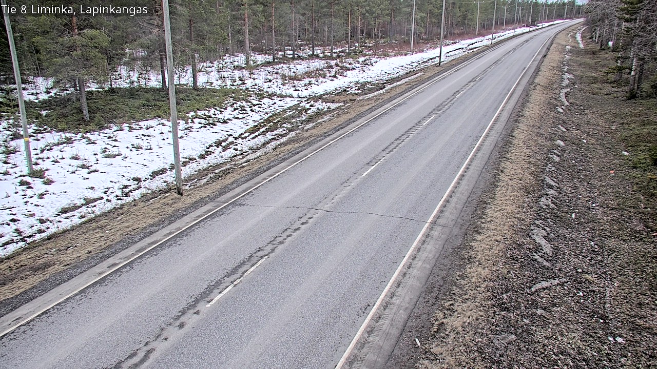Weather Camera Image Road 8 Liminka, Lapinkangas, Liminka, Pohjois-Pohjanmaa