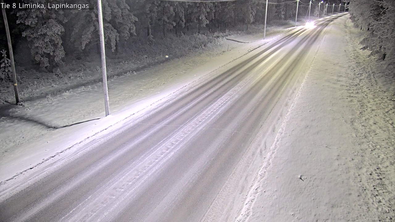 Weather Camera Image Väg 8 Liminka, Lapinkangas, Liminka, Pohjois-Pohjanmaa