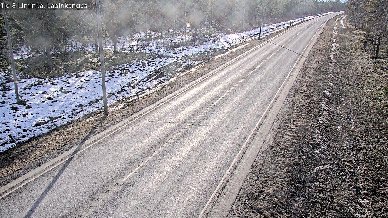 Weather Camera Image Road 8 Liminka, Lapinkangas, Liminka, Pohjois-Pohjanmaa