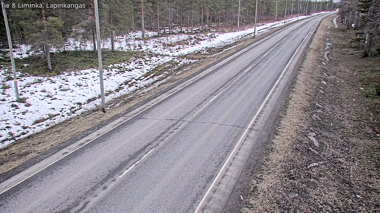 Weather Camera Image Väg 8 Liminka, Lapinkangas, Liminka, Pohjois-Pohjanmaa