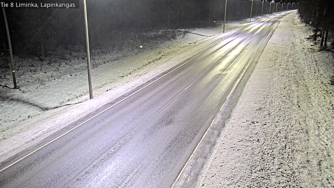 Weather Camera Image Road 8 Liminka, Lapinkangas, Liminka, Pohjois-Pohjanmaa