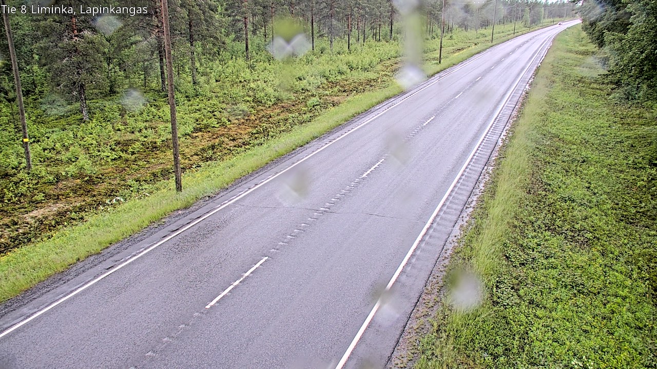 Weather Camera Image Road 8 Liminka, Lapinkangas, Liminka, Pohjois-Pohjanmaa