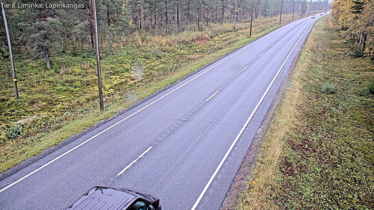 Weather Camera Image Road 8 Liminka, Lapinkangas, Liminka, Pohjois-Pohjanmaa