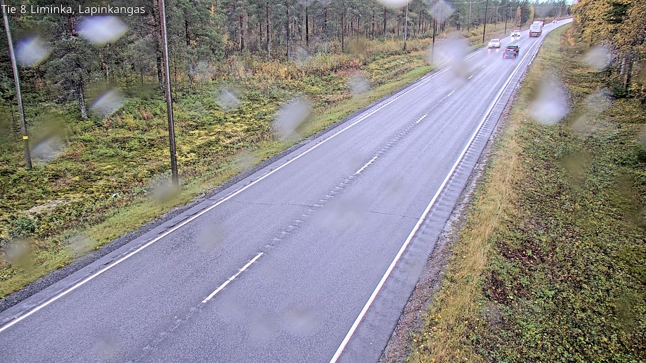 Weather Camera Image Road 8 Liminka, Lapinkangas, Liminka, Pohjois-Pohjanmaa
