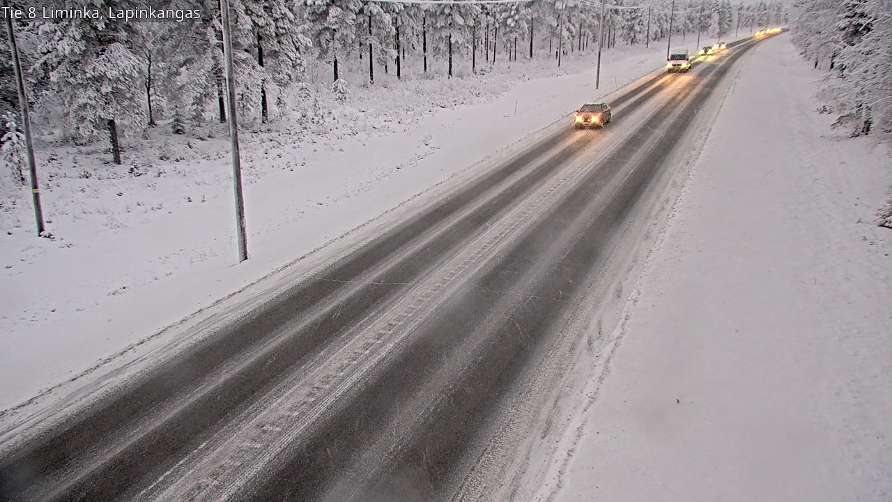 Weather Camera Image Road 8 Liminka, Lapinkangas, Liminka, Pohjois-Pohjanmaa