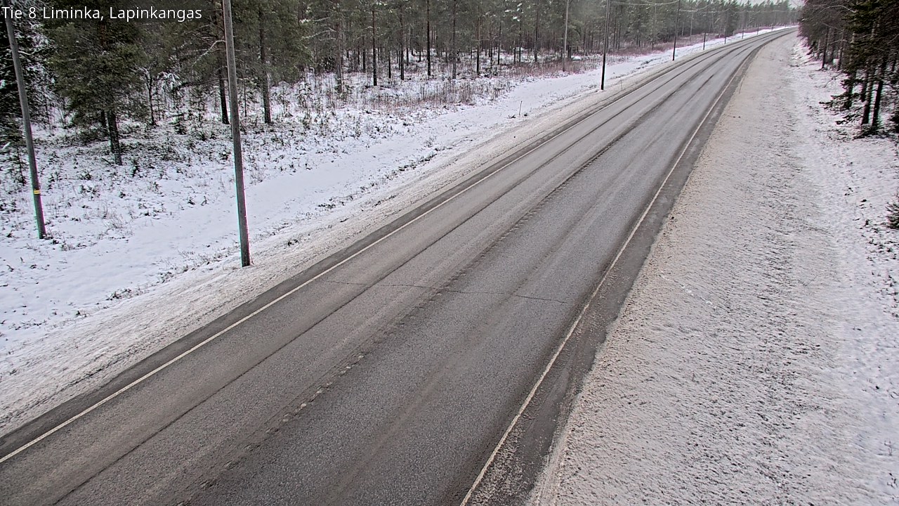 Weather Camera Image Road 8 Liminka, Lapinkangas, Liminka, Pohjois-Pohjanmaa