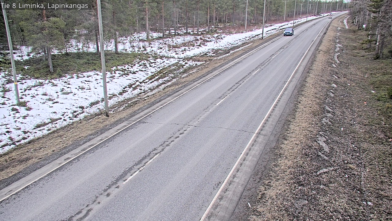 Weather Camera Image Road 8 Liminka, Lapinkangas, Liminka, Pohjois-Pohjanmaa