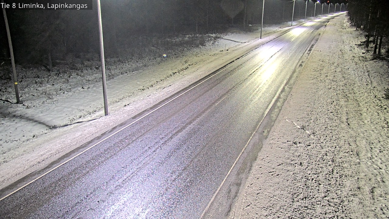 Weather Camera Image Väg 8 Liminka, Lapinkangas, Liminka, Pohjois-Pohjanmaa
