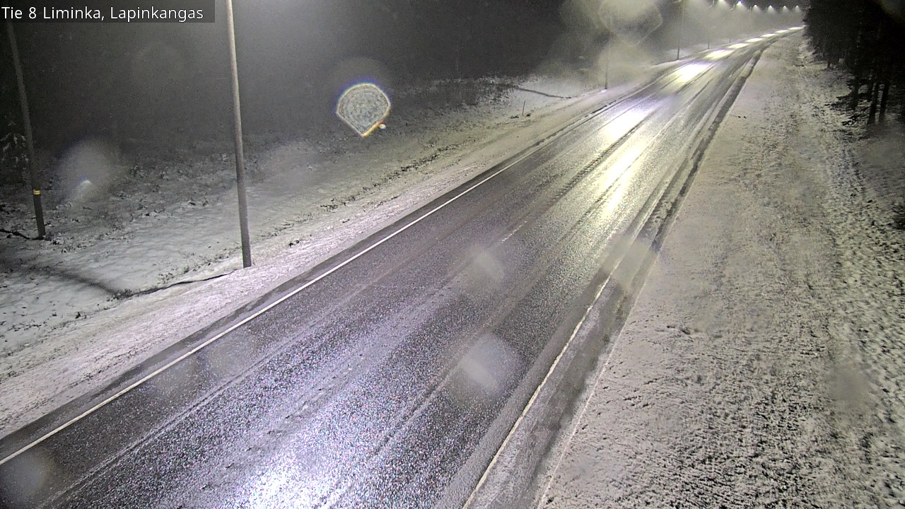 Weather Camera Image Road 8 Liminka, Lapinkangas, Liminka, Pohjois-Pohjanmaa