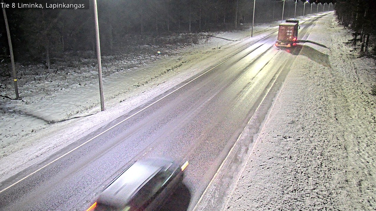 Weather Camera Image Road 8 Liminka, Lapinkangas, Liminka, Pohjois-Pohjanmaa