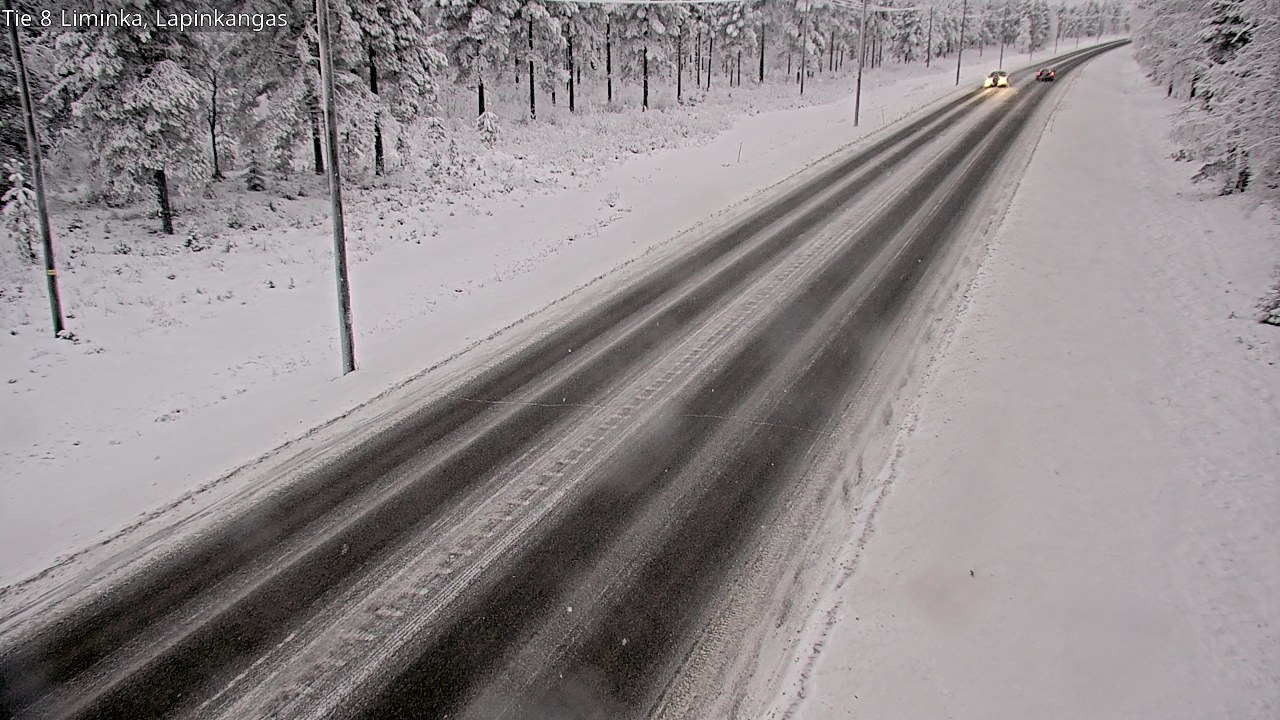 Weather Camera Image Road 8 Liminka, Lapinkangas, Liminka, Pohjois-Pohjanmaa