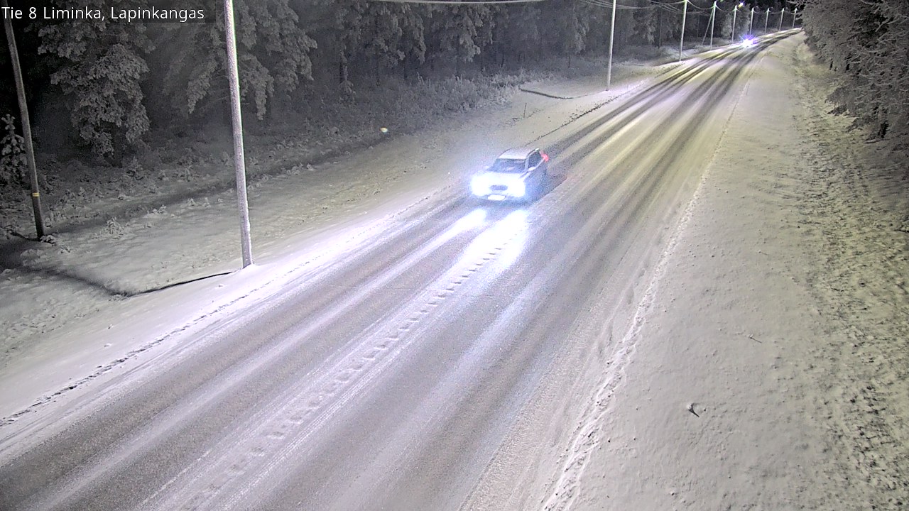 Weather Camera Image Road 8 Liminka, Lapinkangas, Liminka, Pohjois-Pohjanmaa