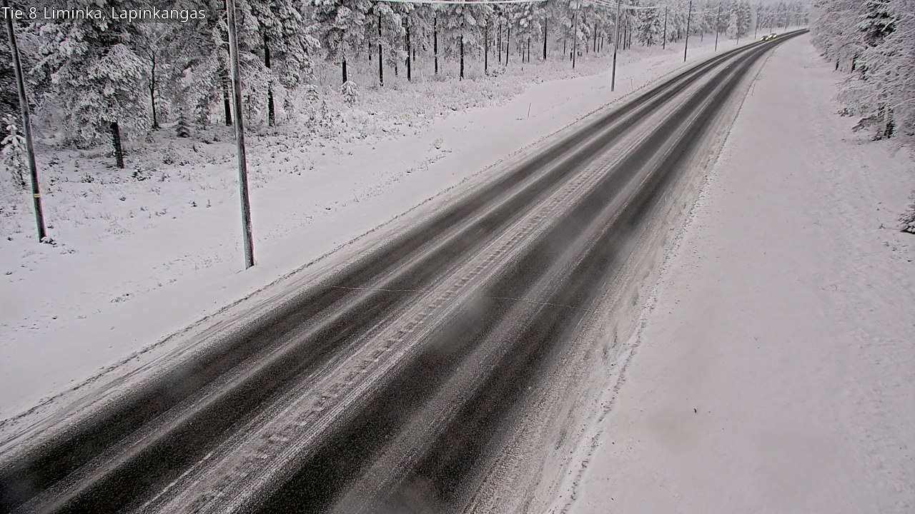 Weather Camera Image Road 8 Liminka, Lapinkangas, Liminka, Pohjois-Pohjanmaa