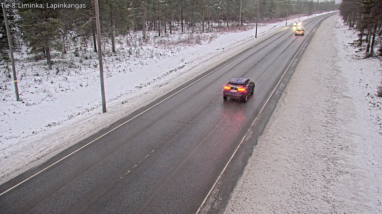 Weather Camera Image Road 8 Liminka, Lapinkangas, Liminka, Pohjois-Pohjanmaa