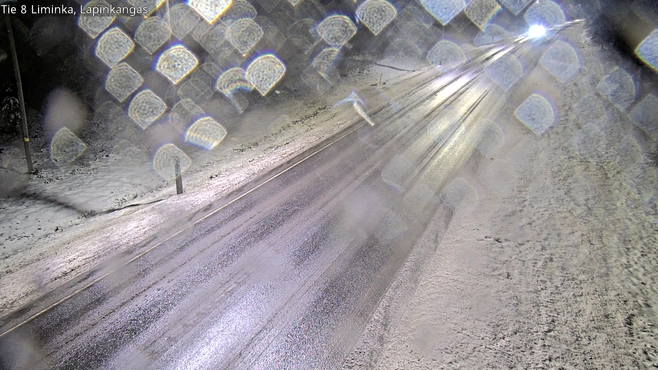 Weather Camera Image Road 8 Liminka, Lapinkangas, Liminka, Pohjois-Pohjanmaa