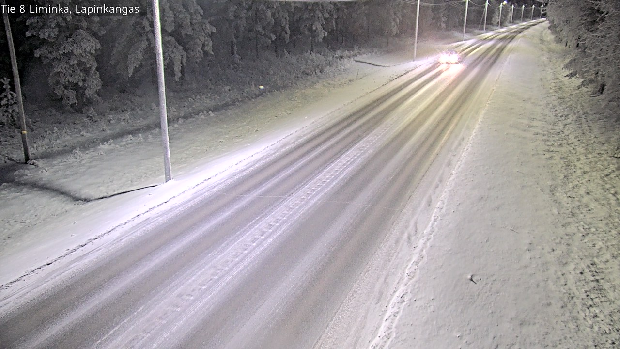 Weather Camera Image Väg 8 Liminka, Lapinkangas, Liminka, Pohjois-Pohjanmaa