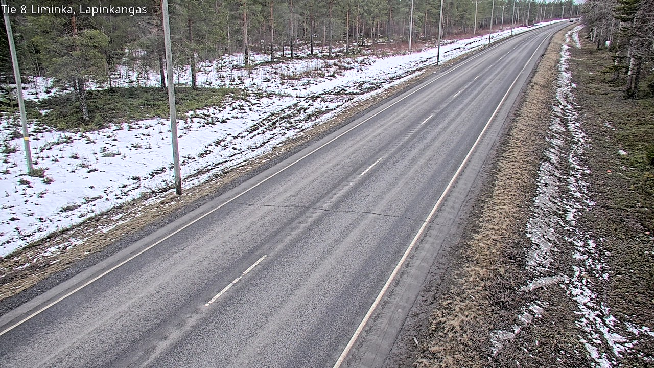 Weather Camera Image Road 8 Liminka, Lapinkangas, Liminka, Pohjois-Pohjanmaa