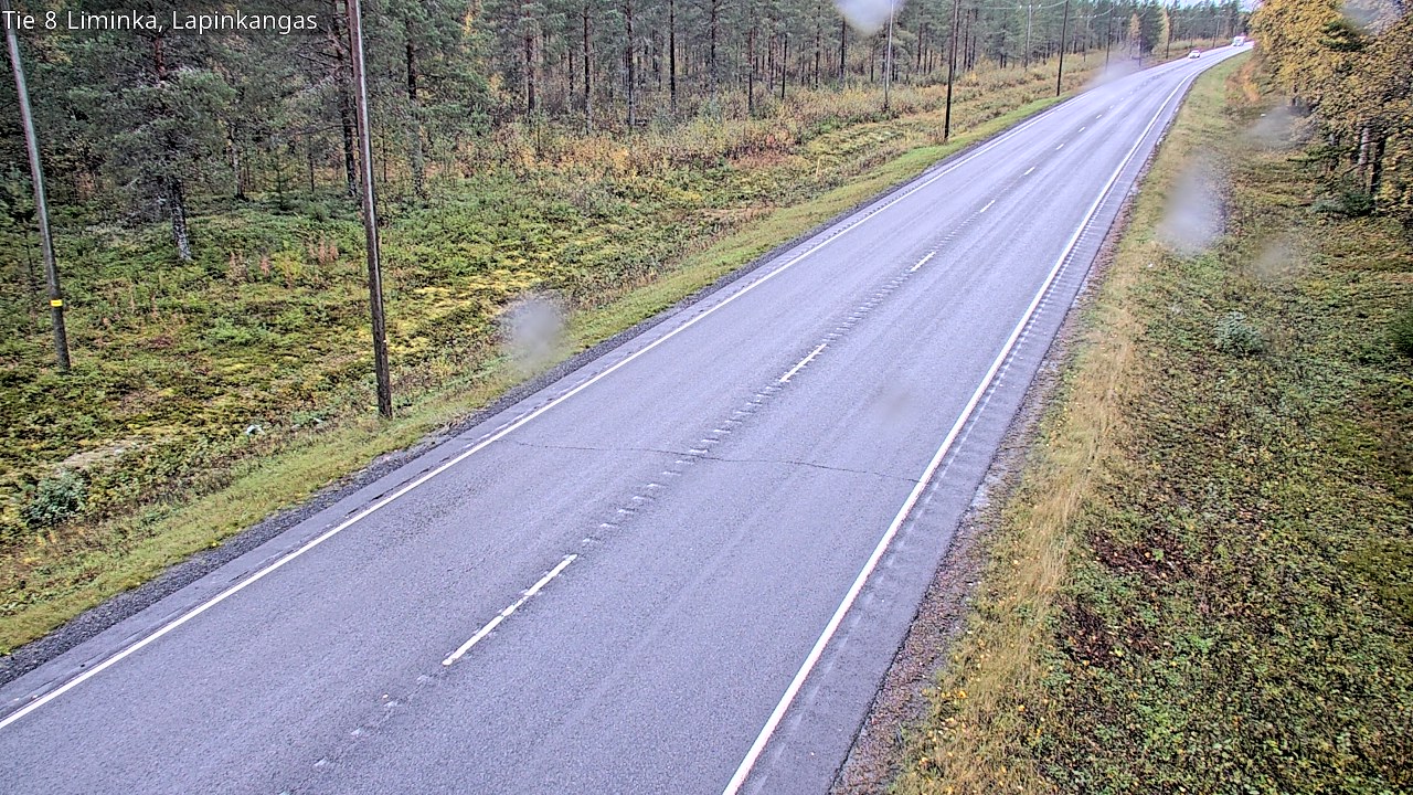 Weather Camera Image Road 8 Liminka, Lapinkangas, Liminka, Pohjois-Pohjanmaa