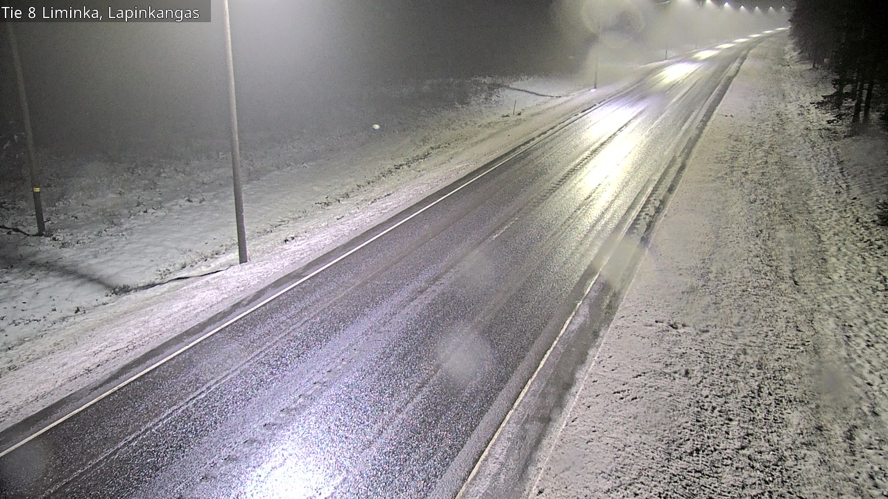 Weather Camera Image Road 8 Liminka, Lapinkangas, Liminka, Pohjois-Pohjanmaa