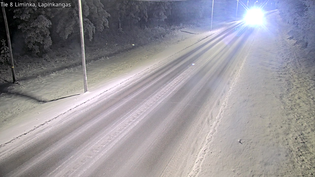Weather Camera Image Road 8 Liminka, Lapinkangas, Liminka, Pohjois-Pohjanmaa