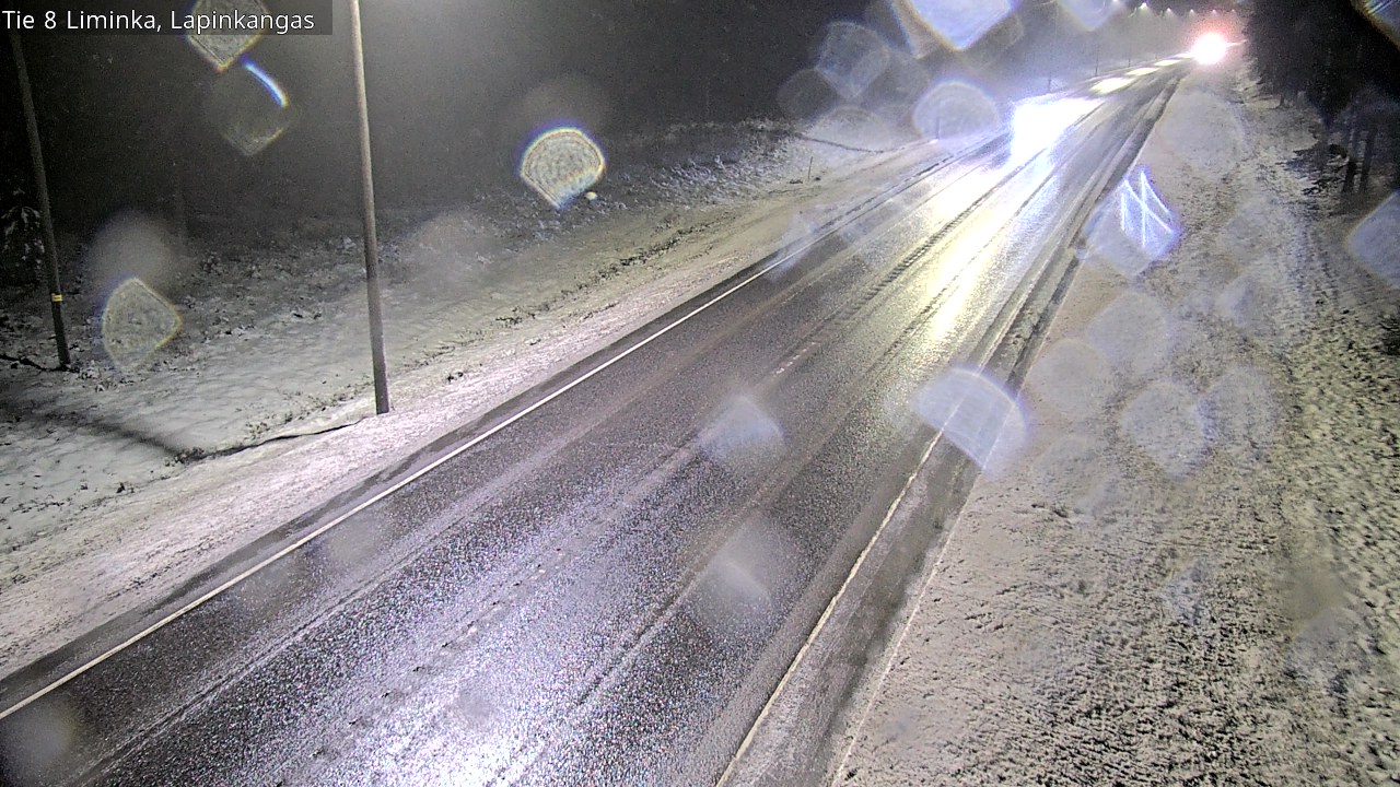 Weather Camera Image Road 8 Liminka, Lapinkangas, Liminka, Pohjois-Pohjanmaa