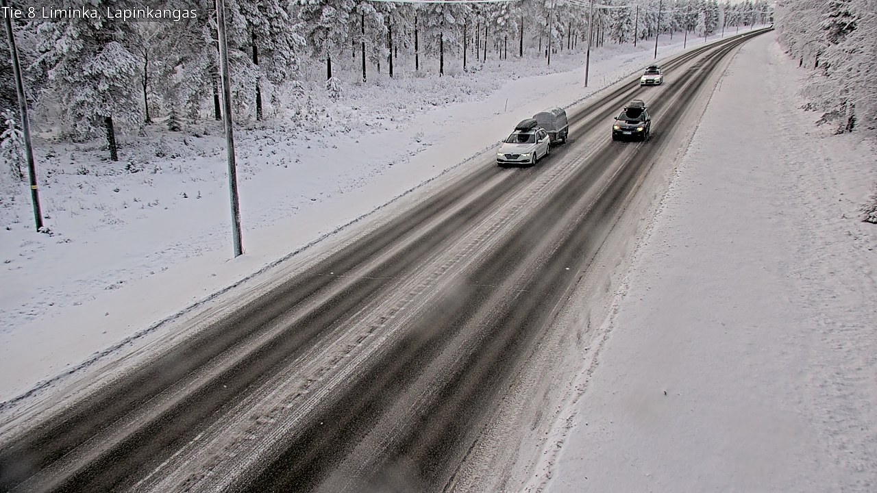 Weather Camera Image Road 8 Liminka, Lapinkangas, Liminka, Pohjois-Pohjanmaa