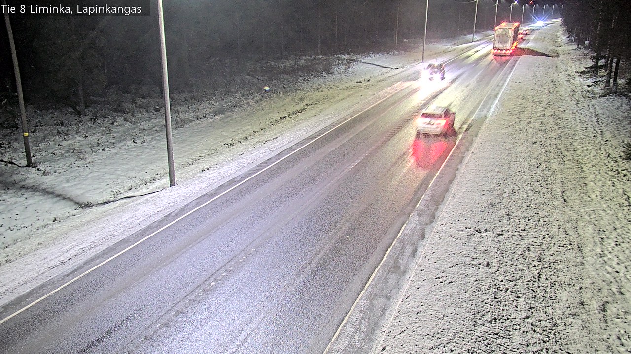 Weather Camera Image Road 8 Liminka, Lapinkangas, Liminka, Pohjois-Pohjanmaa